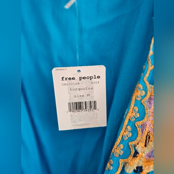 NWT Free People Embroidered Cora Mini Dress - Picture 3 of 5